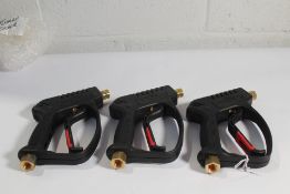 Three as new Vega high pressure wash guns (Unboxed no packaging).