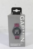 A boxed as new Garmin Forerunner 245 GPS Running Smartwatch, EAN 753759225889.