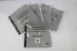 Five as new Asexual Pride Flags 5' x 3' (90 x 150cm).