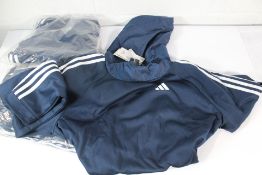 Four Adidas Golf Three Stripes COLD.RDY Recycled Insulated Pullover Hoodies - Navy, Men's (M, L x 2
