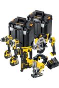An as new DeWalt DCK699M3T-GB 18V Li-Ion XR Li-Ion 6 Piece Kit 3 x 4.0Ah • DCD795 XR Compact Brushle