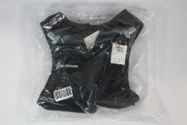 An as new Salomon Active Skin 4 with Flasks in Black, Size S.
