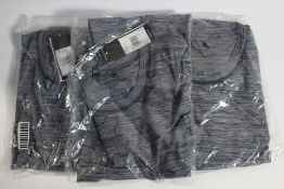 Three as new Adidas Lifestyle Tee Golf Tops, All Size UK M.