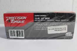 An as new Mac Tools Precision Torque 13-PC 1/2