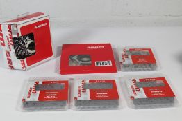 Sram 8-Speed Cassette, Sram Disc Brake Rotor and four Sram 8-Speed Chains PC 830.