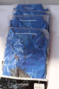 Four Galvin Green Markos Golf Polo Tops Blue/Navy Sizes 1 x M, 1 x L, 1 x XL, 1x XXL.