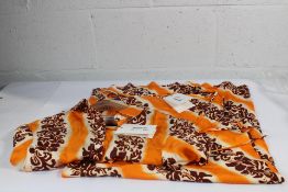 Christopher Esber Silk Print Hibiscus Loophole Tie Midi Skirt In Tiger Hibiscus, Size 6 and Matching