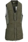 A women's as new Pinewood Dog Sports 2.0 Vest - Moss Green (XL).