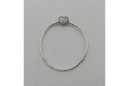 Pandora Women Silver Strand Bracelet - 590727CZ-16