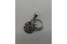 Pandora Women’s Sterling silver Cubic Zirconia Moments 799561C01