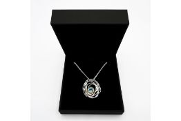 Silver and Topaz Pendant