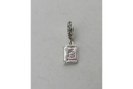 Pandora Bead Pendant Silver 791723CZ Woman Happy Birthday