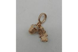 Pandora 788248CZ Silver Acorn and Leaf Woman