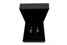 Silver and Topaz Earrings