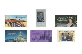 10 x Royalty Prestige Stamp Booklets - 1970s and 1980s