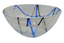 Kosta Boda Contrast White Bowl