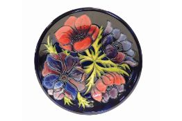 Moorcroft Anemone Design Plate