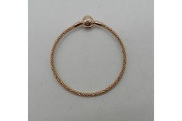 Pandora Women Gold Plated Statement Bracelet - 586543-17