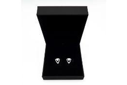 Silver Shield Earrings