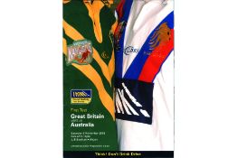 Rugby League programme