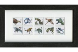 Royal Mail 2013 Dinosaurs Stamps Framed Edition