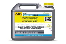 Three Fila Deterdek Pro End-Of-Work Cleaning Residue Remover for Cement Residues (5L). As New.