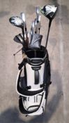 Set of Golf Clubs: Titleist T200/T100s Irons 4-9, 4 Titleist Vokey SM7 Wedges (46/10F, 54/08M, 60/04