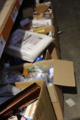 Six Boxes of Miscellaneous Items to include Household, Souvenirs, Cleaning Products and Related Item