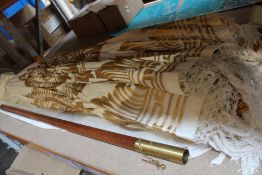 Bali Sun Parasol White and Gold from The East London Parasol Company (No base).