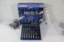 Yamaha MG10/2 (10:2) Channel Mixing Desk (Comes with Box and Information Booklets). Pre-owned.