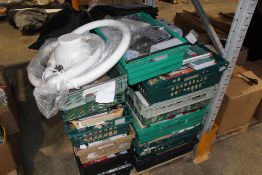 Twenty Crates of Assorted Miscellaneous Items to include Industrial, Clothing and Other Related Item