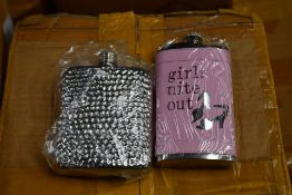 A large quantity of hip flasks and hip flask funnels (Approximately 2,440 items).