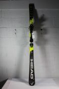 A HEAD Supershape I.Speed Skis 177, ERA 3.0S in Black/Yellow. Pre-owned.
