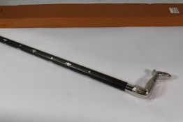 Eleven Walking Sticks - Nickel Plated Leg Design.