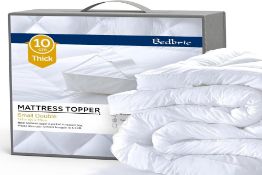 Four as new Bedbric Mattress Toppers double, 135x190+10cm.