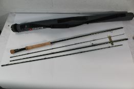 Greys GR80 Powerlux Streamflex Fly Rod 4pc 11ft - As New.