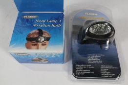 Twenty of each Fladen Mixed Head Lamps 30-287 and 30-30128. As New.