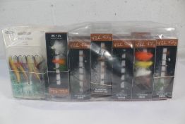 Fladen Mixed Fly Sets, 5 of each 34-1004/5/7/8/9 and 7-19901. As New.