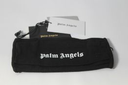 Fifty Palm Angels black/white cotton logo face masks.