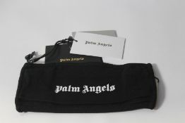 Fifty Palm Angels black/white cotton logo face masks.