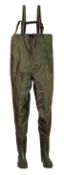Three Fladen Chest Waders - UK 6.5, 7 and 12. As New (23-6740/41/47).