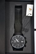 Five Zenn Quartz watches in black.