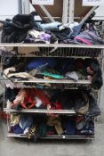 A large quantity of pre-owned clothing and related.