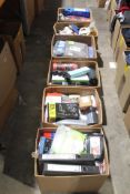 Six Boxes of Assorted Miscellaneous Items to include Cleaning Products, Household and Other Related