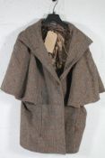A pre-owned Peter James Harris tweed short over-ca