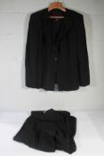 A women's pre-owned Giorgio Armani Suit - Black (4