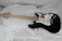 Squier Stratocaster - Black (New Condition, NO Tre