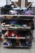 A large quantity of pre-owned clothing and related