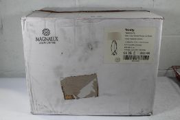 A boxed as new Magnalux Trinity Table Lamp in Poli