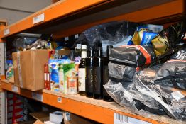Shelf of Assorted Foods and Drinks to include Coff